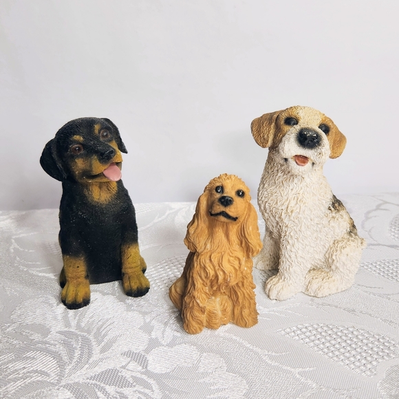 8 VTG mix collection of dog, porcelain ceramic Figurines. - Picture 15 of 16